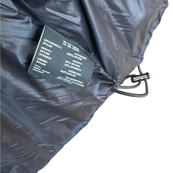 S13 Matte Edge Zip Front Down Fill Blue w/ Black Insert Puffer Vest Size S - Picture 7 of 8